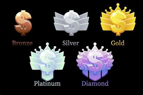 Bronze Silver Gold Platinum Vector Art Icons And Graphics For Free