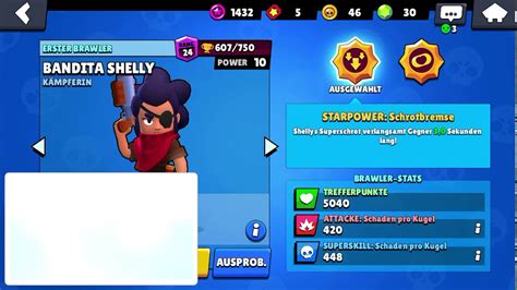 Shellys Zweite Starpower Gezogen Brawl Stars Youtube