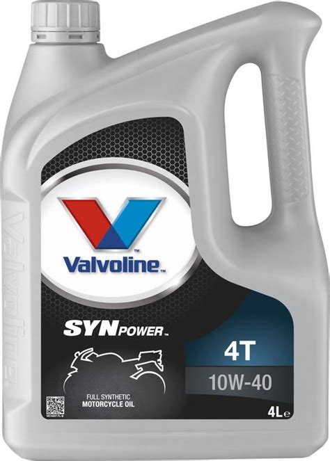 Valvoline 4t 10w 40 4l Synpower Full 4t Moottoriöljy Moottoripyöriin