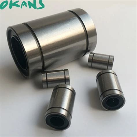 Pcs Lot Lm Uu Mm Linear Ball Bearing Linear Bearing Bush Bushing