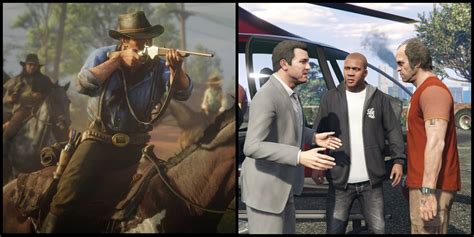 Red Dead Redemption 2 Vs Gta 5 Which Is Rockstars Superior Open World Game