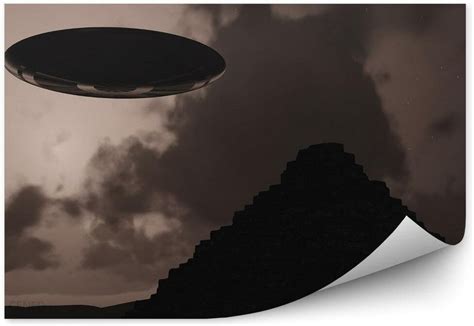 Fototapety Pl Ufo D Niebo Chmury Piramidy Mrok Fototapeta X Cm