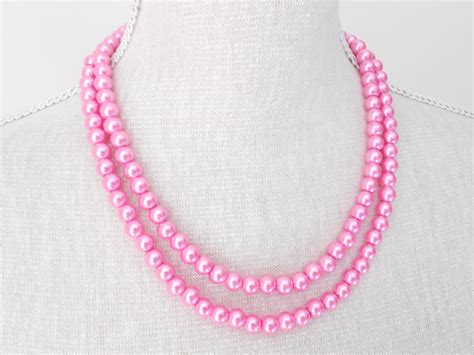 Pink Pearl Necklace