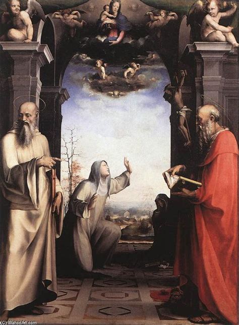 Paintings Reproductions Stigmatization Of St Catherine Of Siena