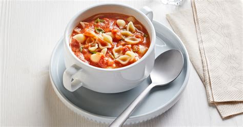 Vegetarische Tomatensuppe Mit Nudeln NRW Nachhaltig Engagiert