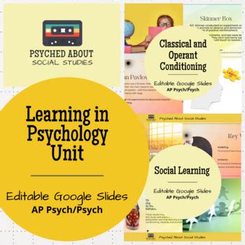 Learning Unit Psychology Lectures And Guided Notes Tpt