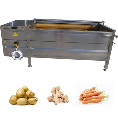 Small Cassava Washing And Peeling Machine Potato Chips Peeler Potato