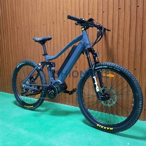 Bafang Mid Motor Full Suspension Electric Mountain Bike E Bike Fat Tire ...