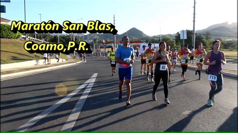 Maratón San Blas Coamo P R Primera Parte YouTube