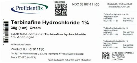 Terbinafine Hydrochloride Information, Side Effects, Warnings and Recalls