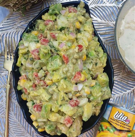 Salade D Avocat Au Poulet Et L Gumes Lilia Recettes D Afrique