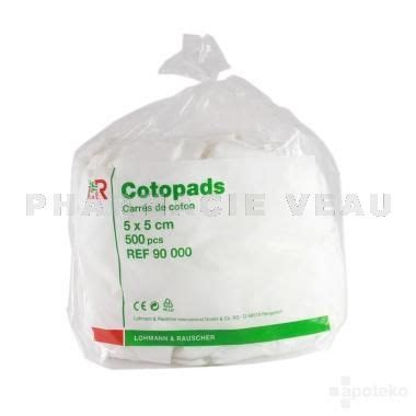 Cotopads Lohmann X Cm Coton Pi Ces Pharmacieveau Vente En