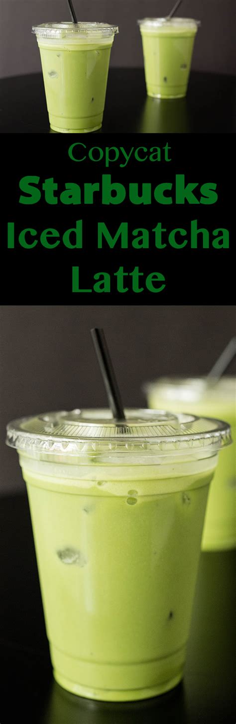 Copycat Starbucks Iced Matcha Latte Recipe Cooking With Janica