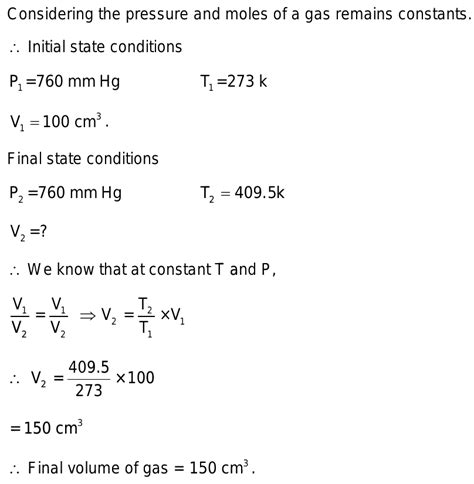 At 0 C And 760mmHg Pressure A Gas Occupies A Volume Of 100cm 3