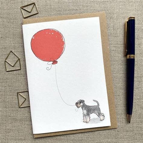 Schnauzer Birthday Card - Etsy