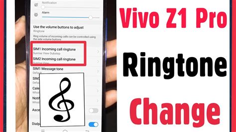 Vivo Z Pro Change Ringtone Incoming Call Tune Set Select Custom