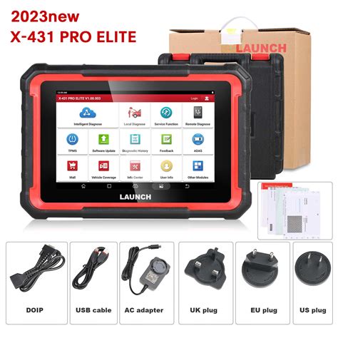 Launch X Pro Elite Auto Full System Car Diagnostic Tools Can Fd