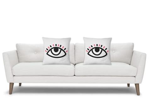 Protective Evil Eye Throw Pillow Kk Pires™ Goods Throw Pillows