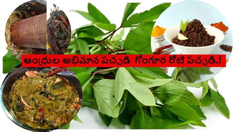 Gongura Pachadi రుచికరమైన నోరూరించే గోంగూర రోటి పచ్చడి ఇలా చేసి