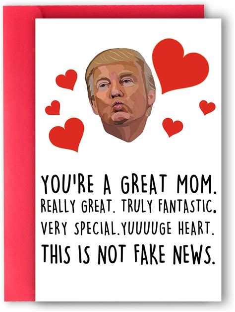 Amazon Funny Trump Mother S Day Card Humorous Birthday Card For