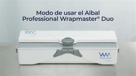 Modo De Usar El Dispensador Albal Professional Wrapmaster Duo Youtube