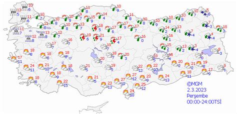 Son Dakika Meteoroloji Mart Hava Durumu Raporunu Yay Mlad Il