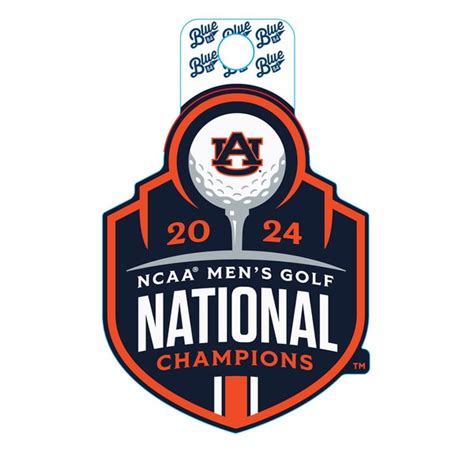 NCAA Men's Golf National Champions Sticker | Auburn University Bookstore