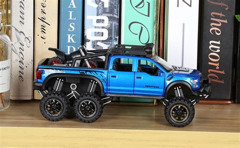 Sasbsc Toy Pickup Trucks For Boys F150 Raptor Diecast Metal Model Car