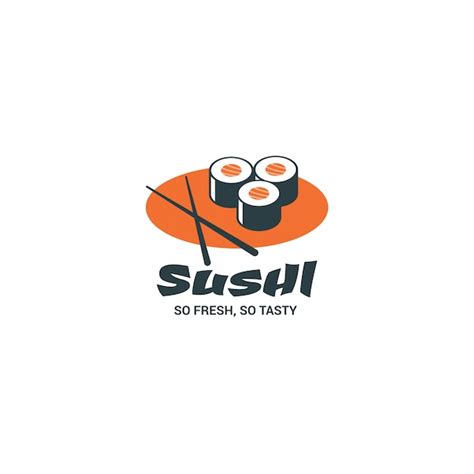 Sushi Logo Design Vector Premium