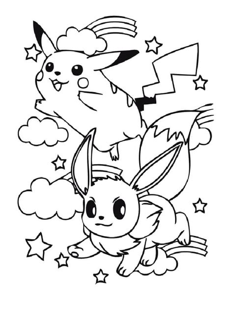 Genial Pikachu para colorear, imprimir e dibujar –ColoringOnly.Com