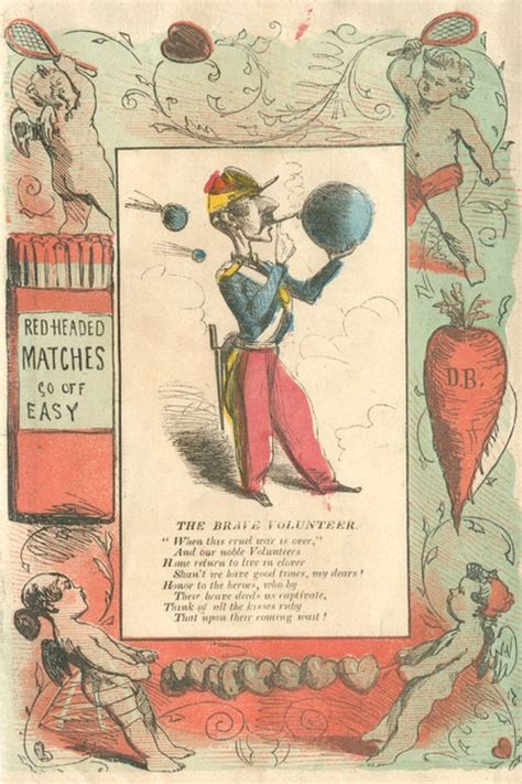 Satirical Civil War Valentines Sent By Civilians During The Conflict