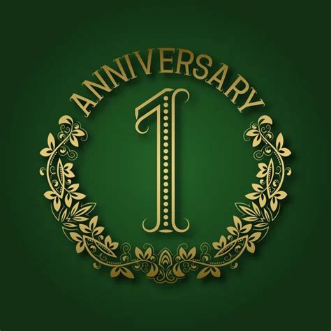 4811 First Anniversary Vector Images Depositphotos