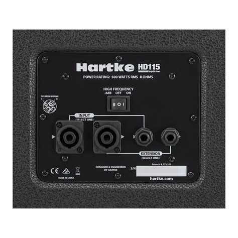 Hartke HyDrive HD115 500 Watt Bass Cabinet Speaker TMW