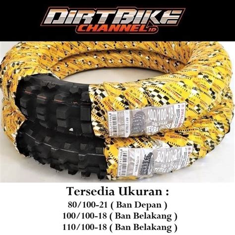 BAN TRAIL SWALLOW TERRA CROSS 18 21 Depan Belakang 100 110 KLX CRF WR