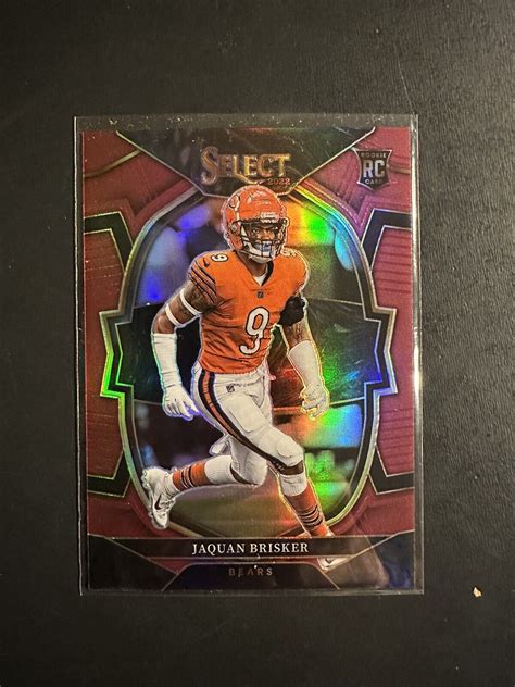 Panini Select Concourse Maroon Prizm Jaquan Brisker Rc