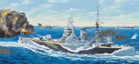 HMS Nelson Battleship Model Kit 1/200 Scale WWII 1944