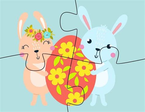 FREE Printable Easter Jigsaw Puzzles for Kids - My Printable Home