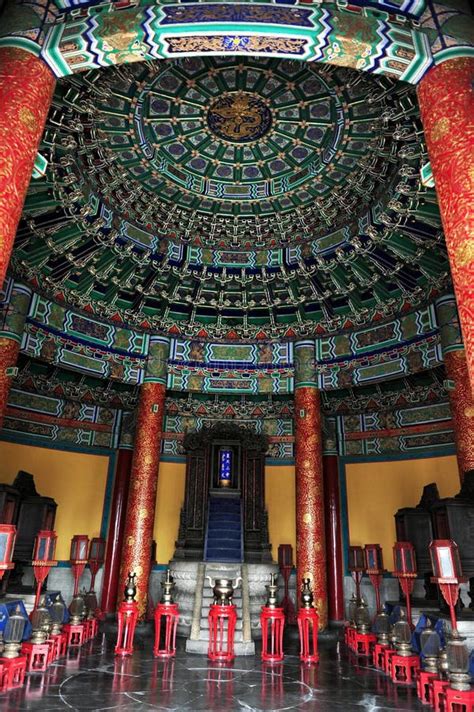 Temple of Heaven Interior stock image. Image of famous - 25180063