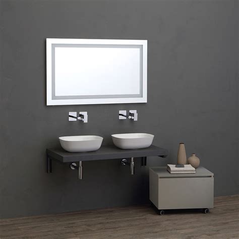 MOBILE BAGNO TOP ANTRACITE 120CM DOPPIO LAVABO D ARREDO VALENTINA