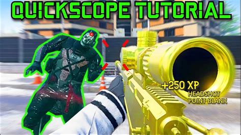 How To Quickscope In Call Of Duty Mw2mw3 Youtube