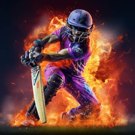 Premium AI Image | Immerse Yourself in the Thrilling World of Cricket ...