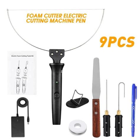 Mt In Foam Cutter Hot Wire Cutter With Indicator Light Electric Cutting Machine Pen Tools