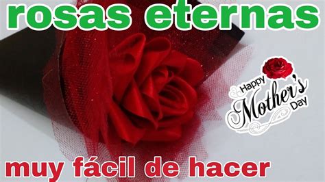 Como hacer rosas eternas rosas eternas se listón rosas facil y rapido