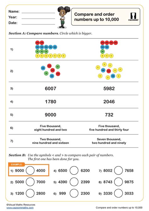 Grade Math Work Sheet