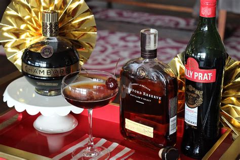 Chambord French Manhattan ½ Oz Chambord Liqueur 1 ½ Oz Woodford