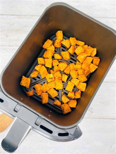 Air Fryer Sweet Potato Cubes Recipe Quick And Easy Daisies And Pie