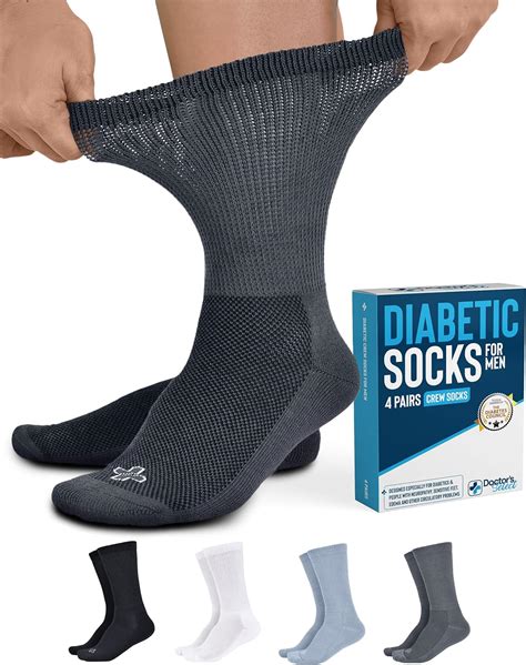 Doctor S Select Calcetines Diab Ticos Para Hombre Pares De