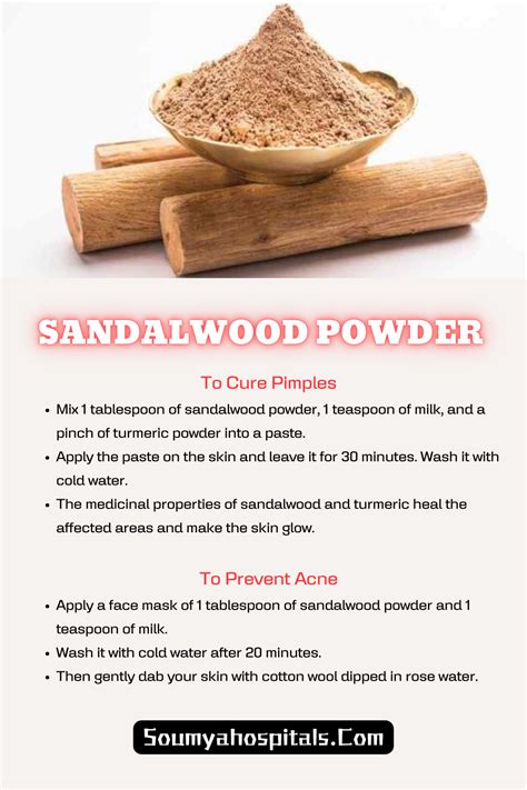 7 Benefits Of Sandalwood Powder For Skin Health Soumyahospitals