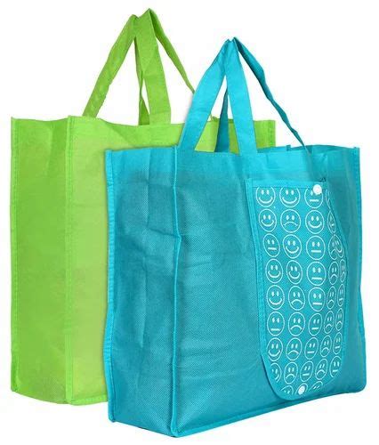 Handle Type U Cut Printed Non Woven Foldable Shopping Bags For