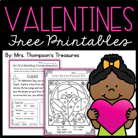 Valentines Day Printables Mrs Thompsons Treasures Worksheets Library